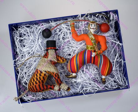 Набор ёлочных игрушек Цирк №2