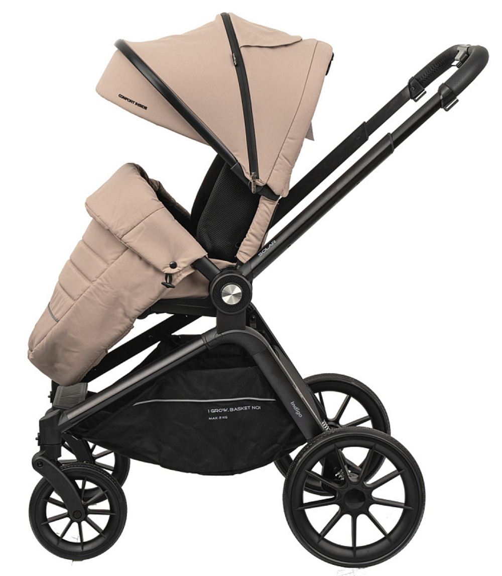 Детская коляска Indigo Solar 3 в 1 бежевый