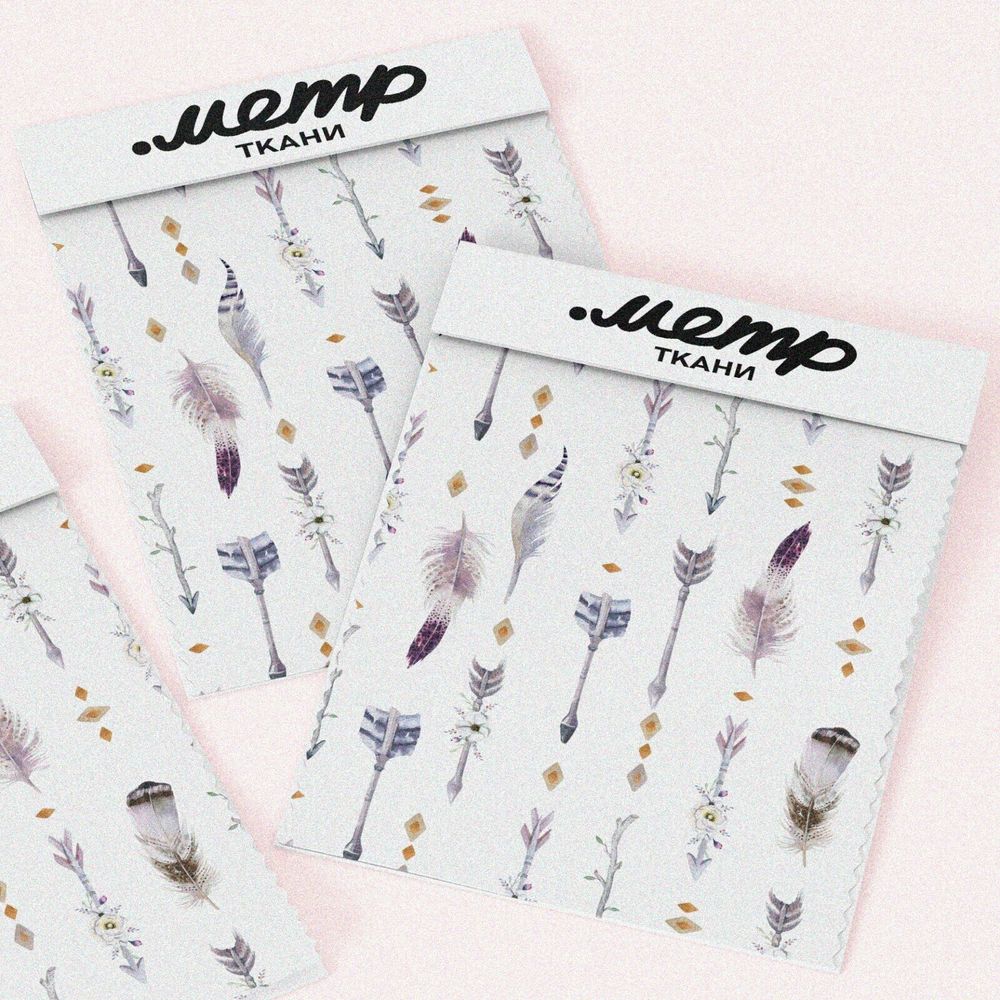 Ткань барби перья и стрелы