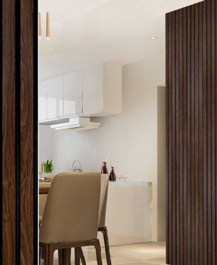 Панель ПВХ Мореная береза, 3000*125*8 мм