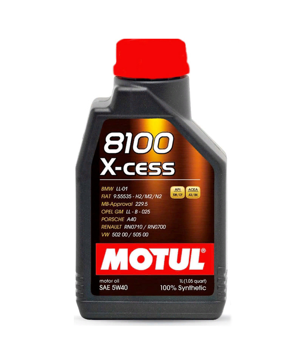 Масло Motul 8100 X-cess 5W40 SM/CF 1л синтетика