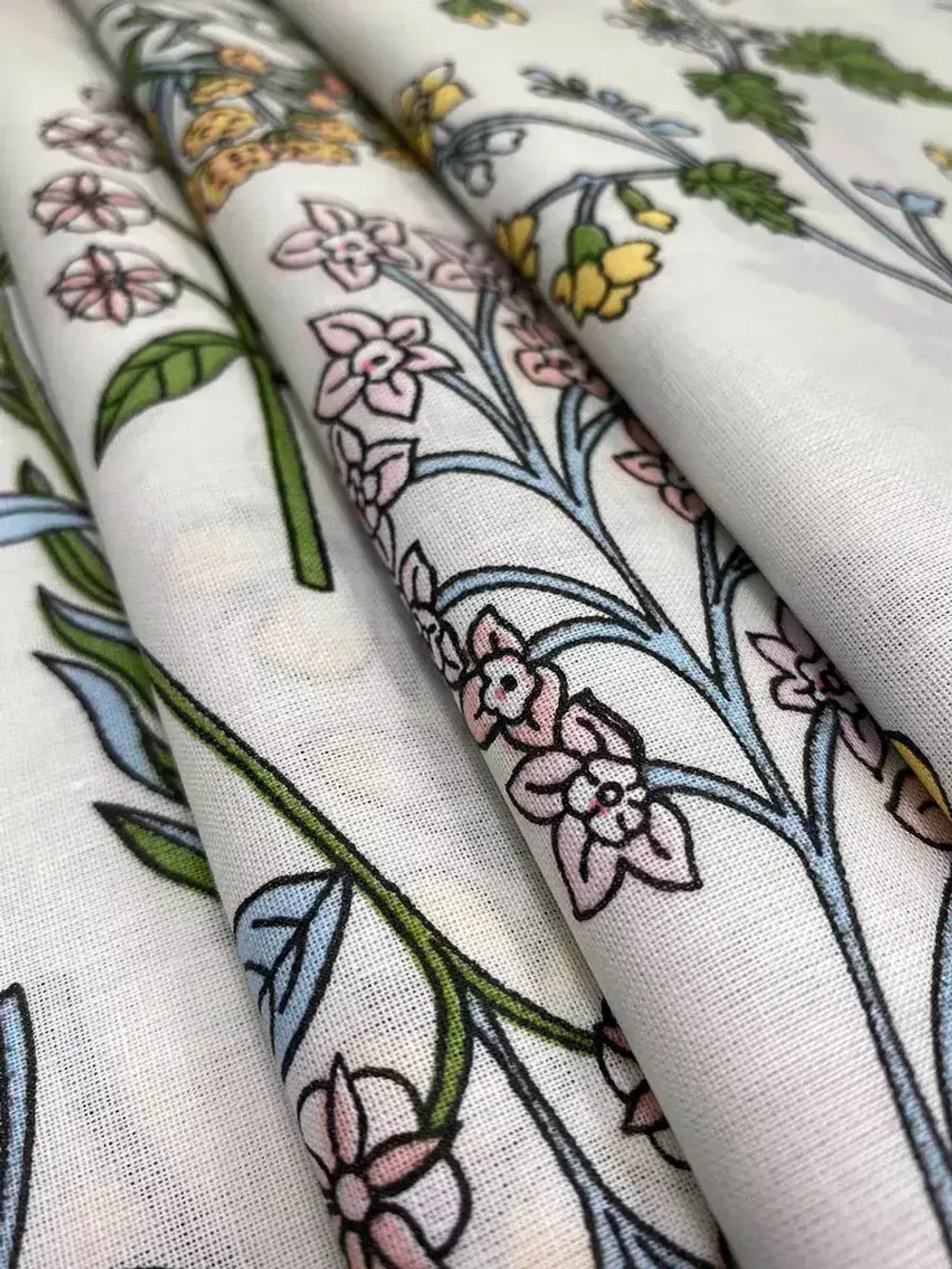 Наволочка комплект 2шт перкаль Сказка "Ботаника" 45х45 см на молнии