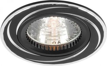 Светильник встраиваемый черный GS-M361BK MR16 G5.3 15W 18896