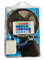 Светодиодная лента RGB SMD Strip 5м./12в./Блок/Пульт ROHS SMD