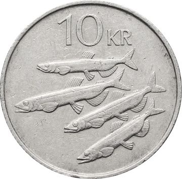 10 крон 1984-1994 Исландия
