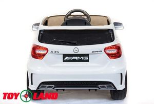 Детский электромобиль Toyland Mercedes-Benz A45 белый фото №4