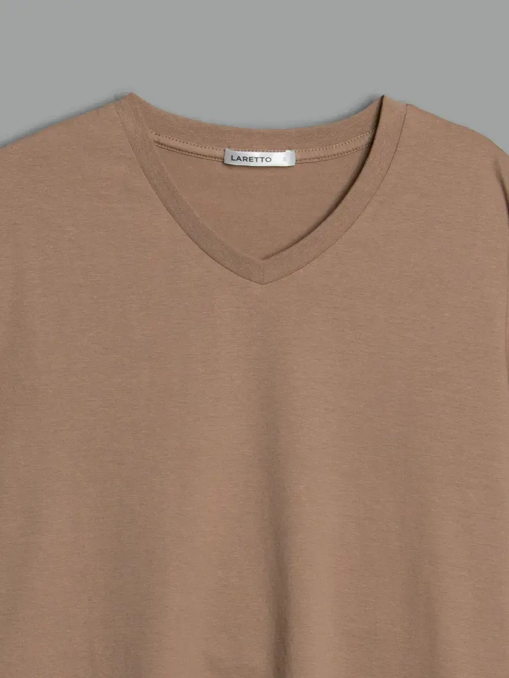 Футболка мужская повседневная однотонная хлопок