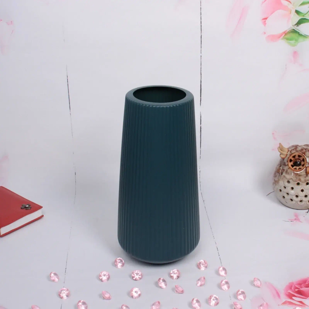 Ваза из пластика «Marlen-Хлоя» 5,5л 30,5*15,5см цвет синий