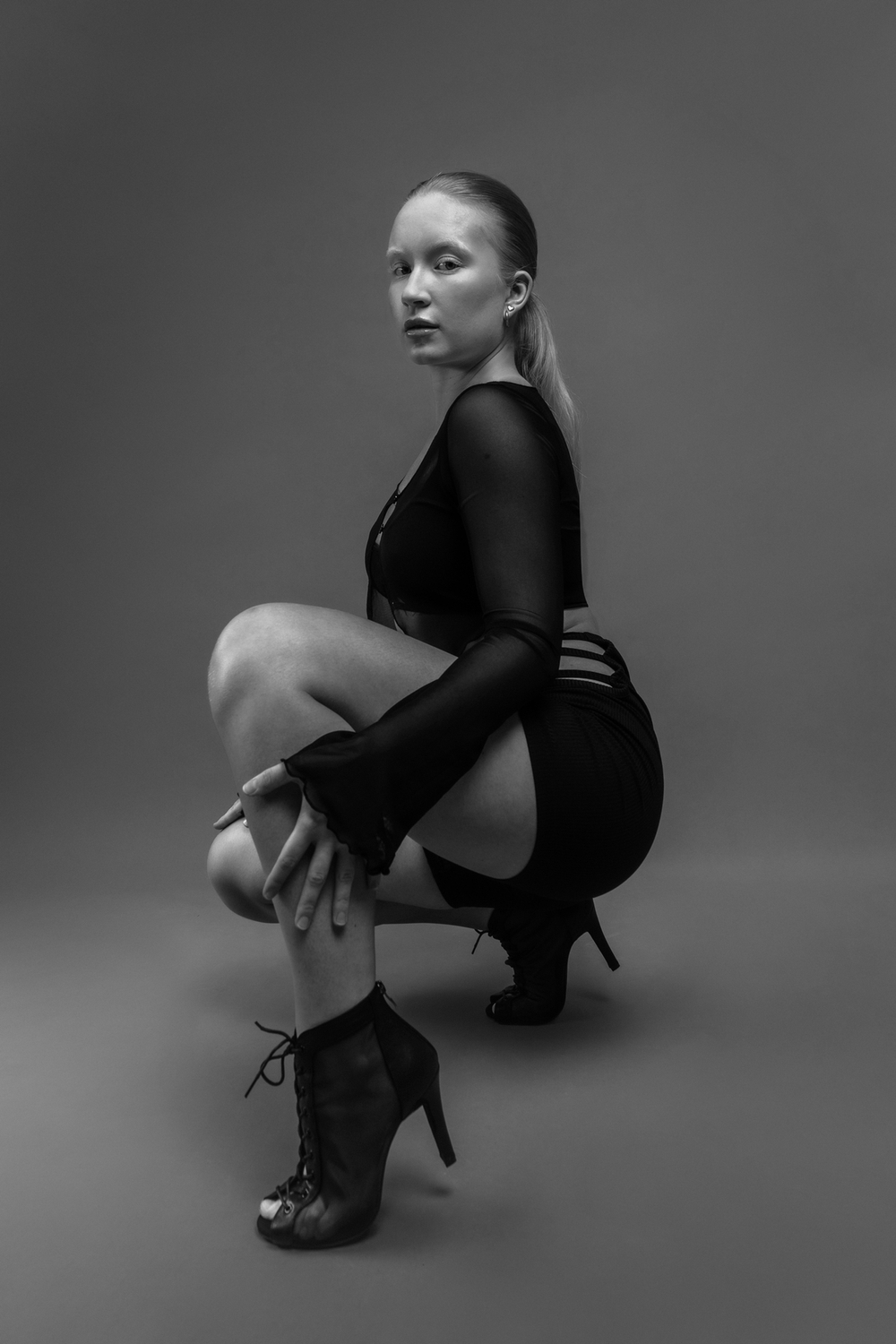 Ботильоны для танцев LaLaMooN - SH-01-095-BL