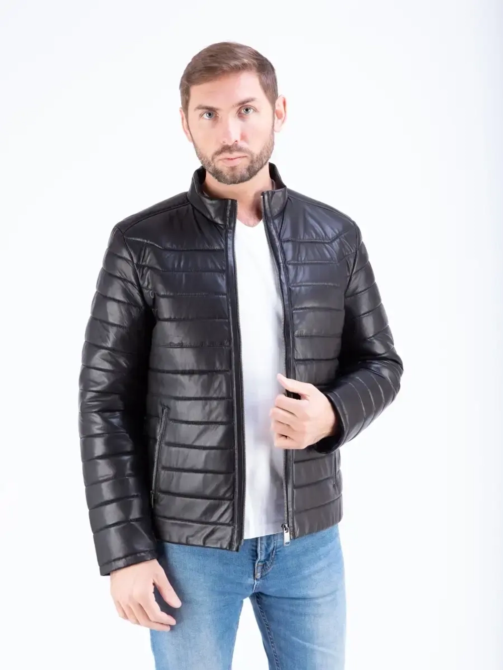 Куртка мужская кожаная натуральная