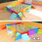 Детский сухой бассейн «Семицветик», 4×3×0,6 м