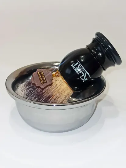 Металличеcкая чаша для бритья KURT, K_40059