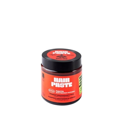 Паста для рваных укладок с Диатомовой Землей - сильная фиксация и матовый эффект