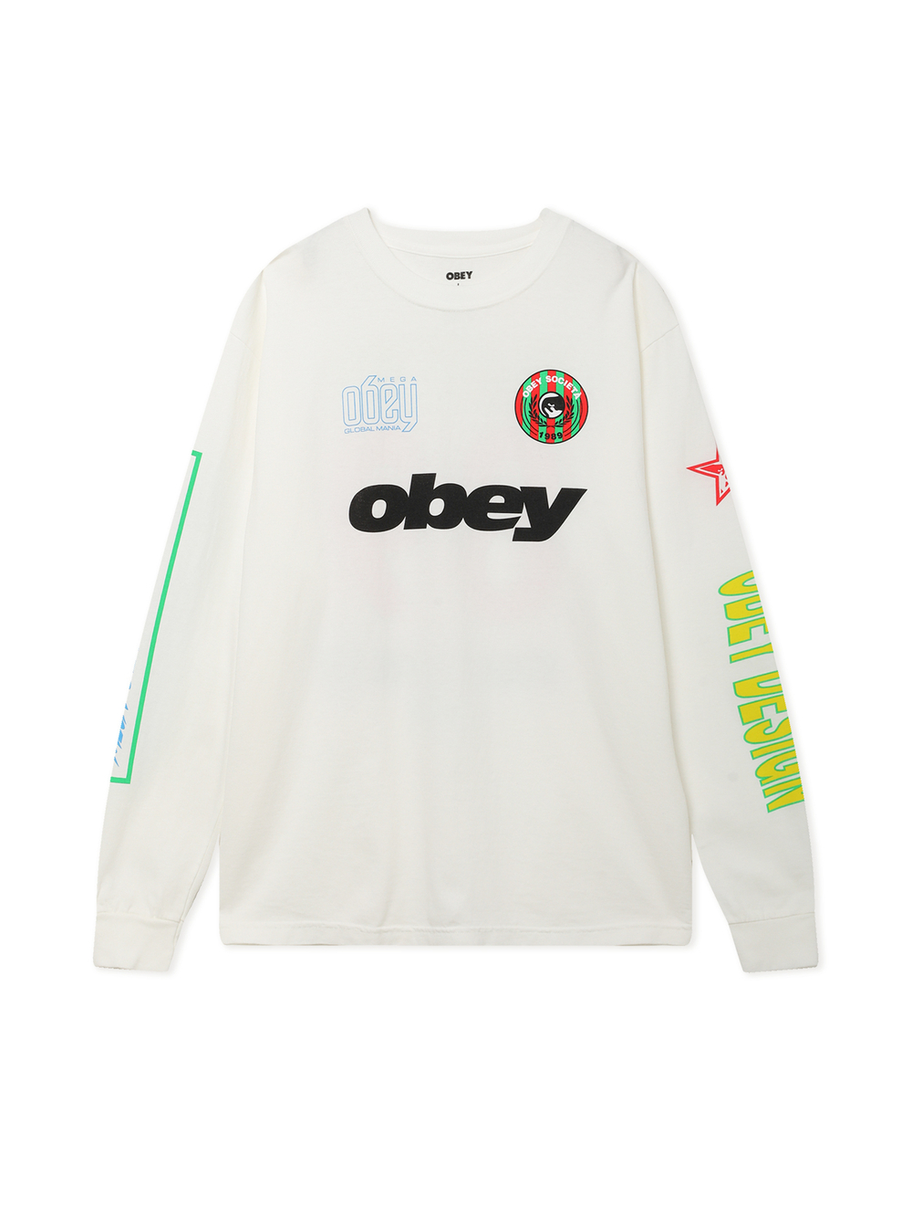 Мужской Лонгслив Obey Mega Global Mania