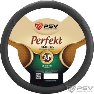 Оплетка руля M PSV Perfect экокожа серая