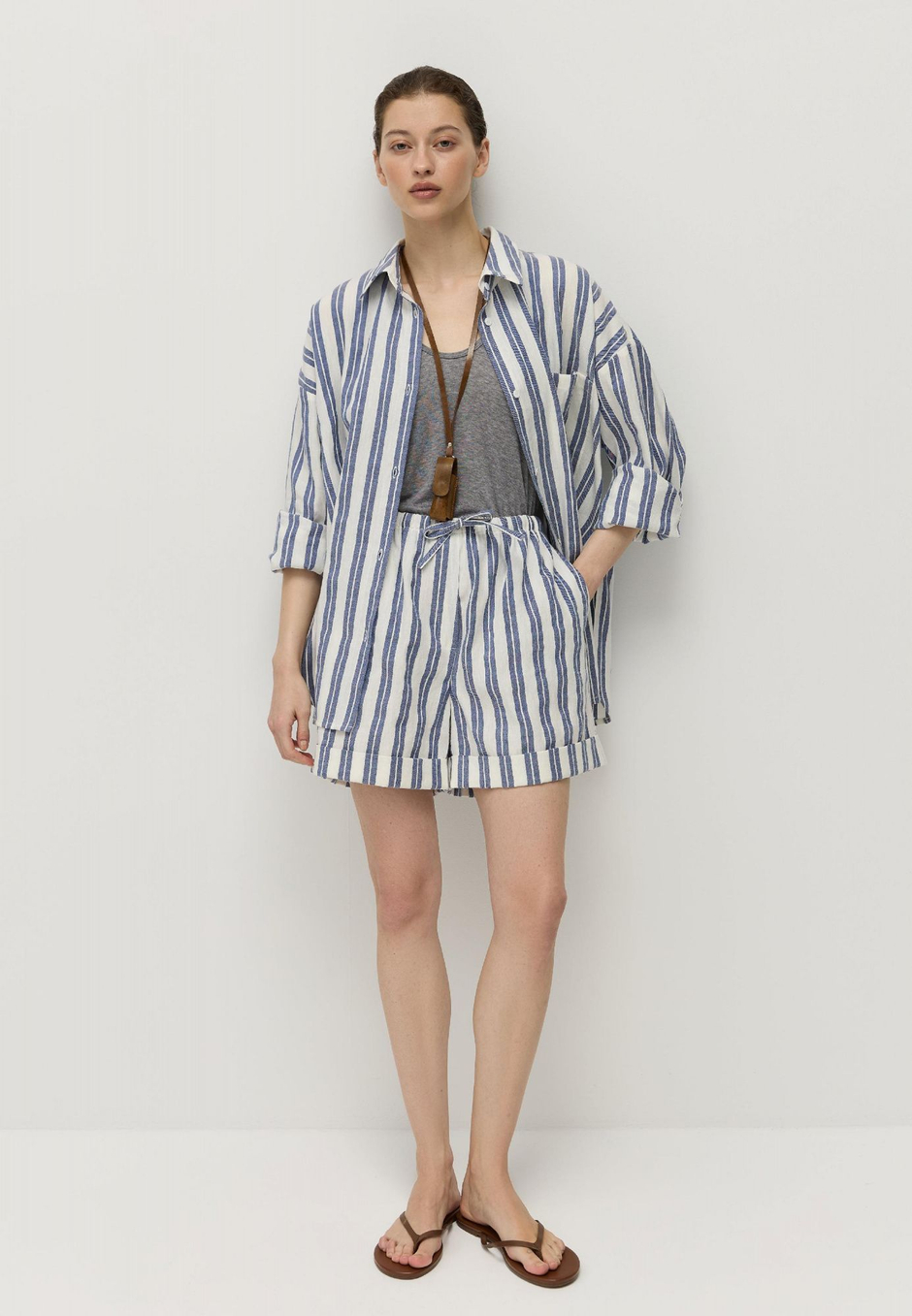 Рубашка из смесового хлопка