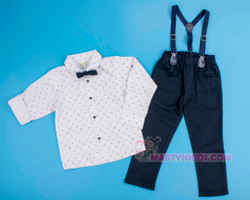 костюм бабочка брюки подтяжки 4856