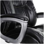 Кресло руководителя Helmi HL-E19 "Basis" экокожа черная