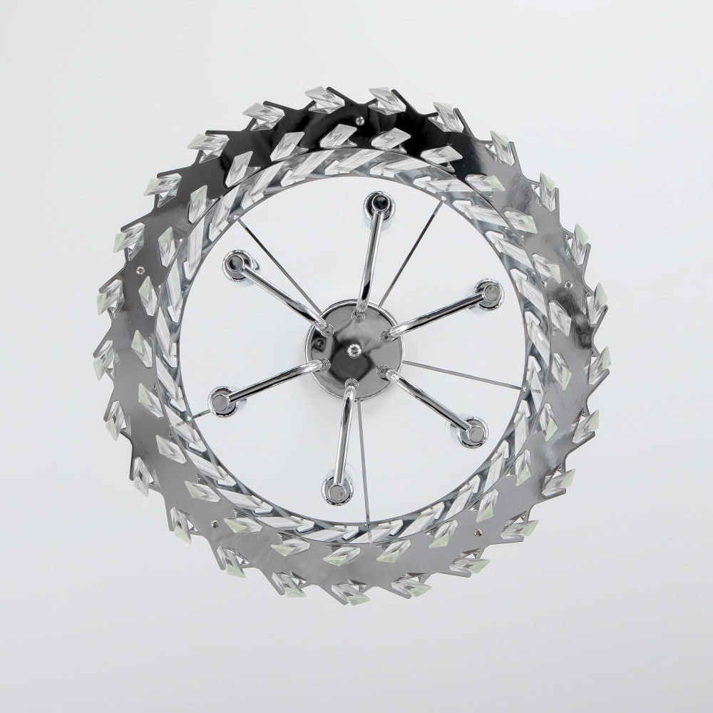 Citilux Ингвар CL334261 Люстра подвесная хрустальная Хром