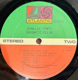 Виниловая пластинка Jean-Luc Ponty ‎– Enigmatic Ocean LP