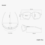 Спортивные очки c диоптриями Scicon Aerojet Titanium Sunglasses Metal White Multi Mirror Blue + Rain Clear Lenses