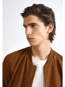 Куртка-бомбер из 100% кожи