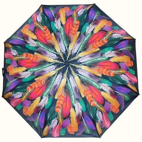 Женский зонтик перья райской птицы