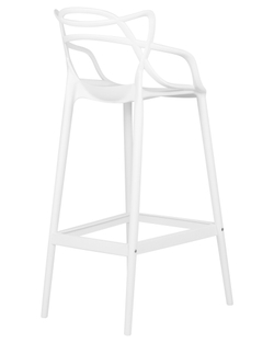Стул барный DOBRIN MASTERS BAR, белый (W-02)