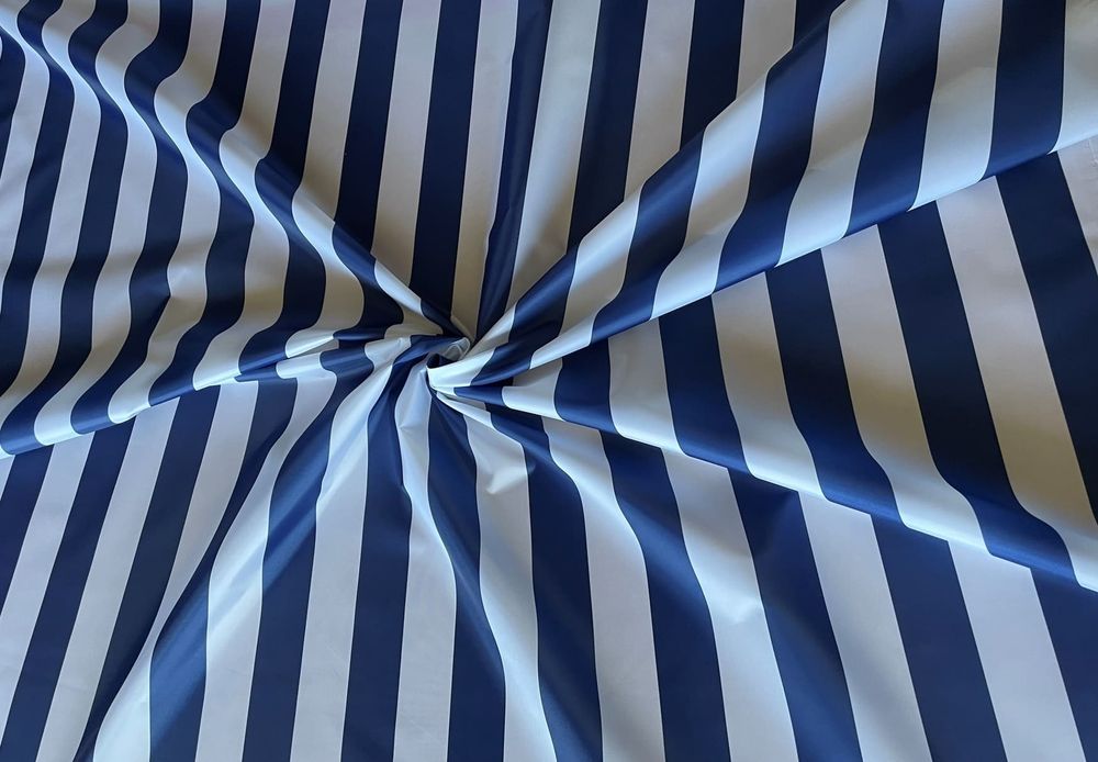 Тентовая ткань Оксфорд 240ПУ полоса синяя