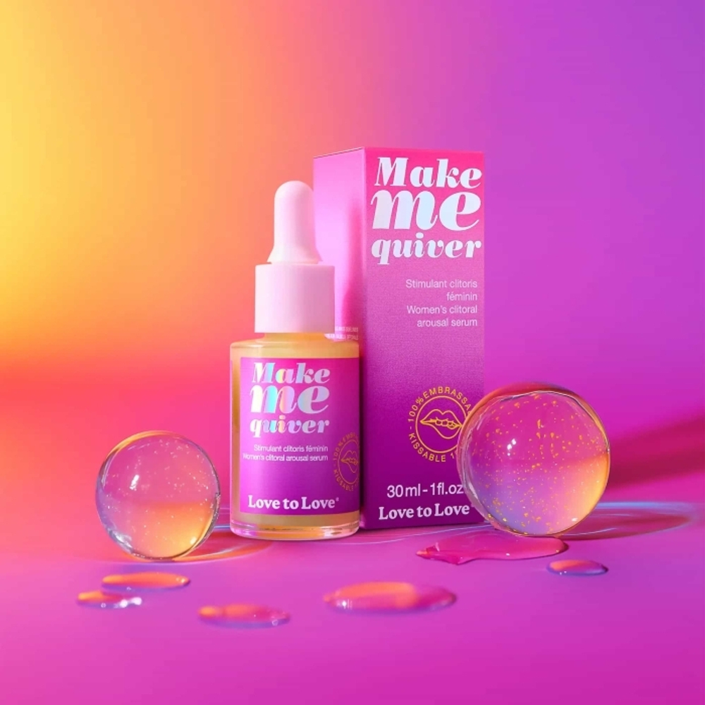 Возбуждающие капли для клитора Love to Love Make Me Quiver, 30 мл.