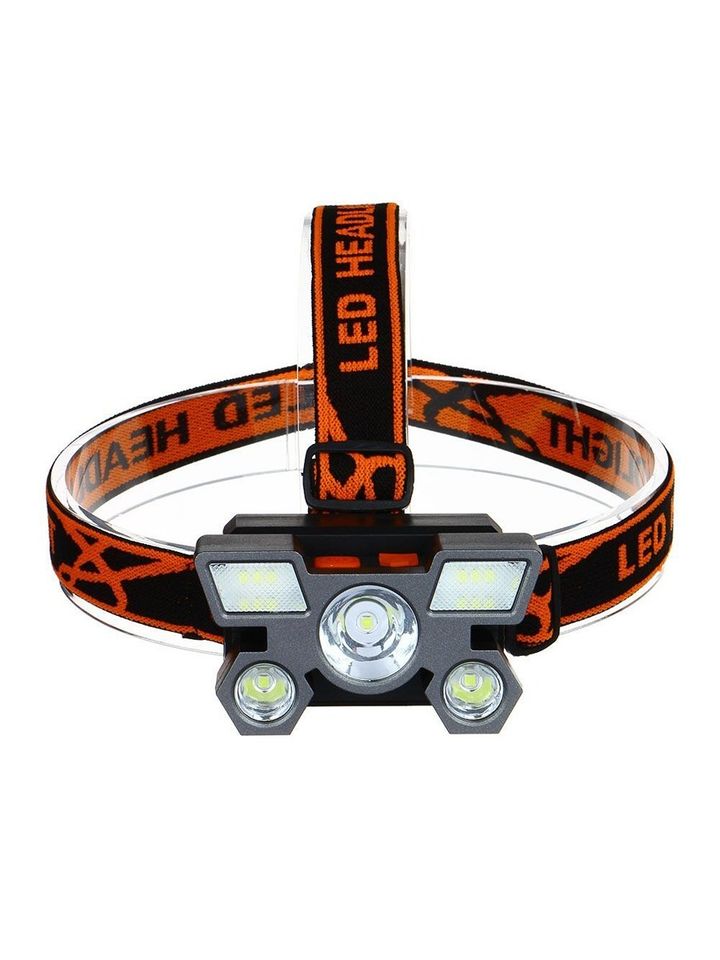 Фонарь налобный ЕРМАК 6 + 3 LED 4 режима (221-077)