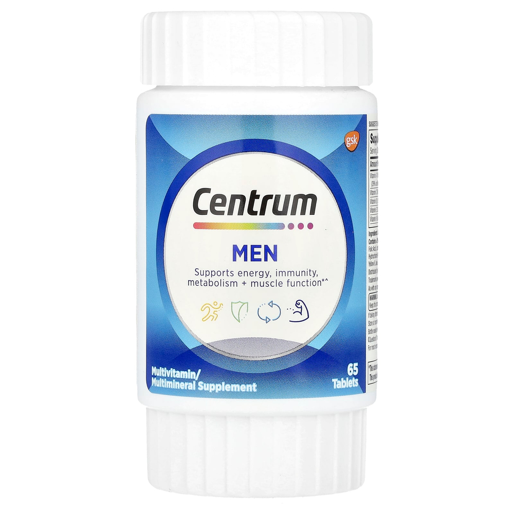 Centrum, Мультивитамины для мужчин, 65 таблеток
