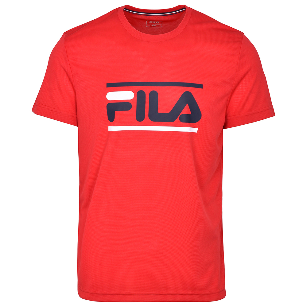 Мужская теннисная футболка Fila T-Shirt Emilio - fila red
