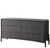 Комод G38, 160х78 см, черный шпон ясеня