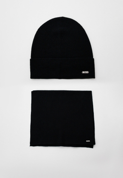 Шапка и шарф (набор) женские BOSS Livi_set 10253857 01