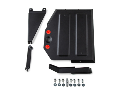 Защита топливного бака АвтоБроня для Changan CS55 Plus II поколение РКПП FWD 2022-н.в./UNI-S РКПП FWD 2024-н.в., рынок РФ, сталь 1.5 мм, с крепежом, штампованная, 111.08927.1