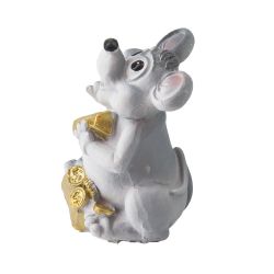 Фигурка декоративная "Крыс богач" 4*4*6см. (2вида) (min8) (транспортная упаковка)