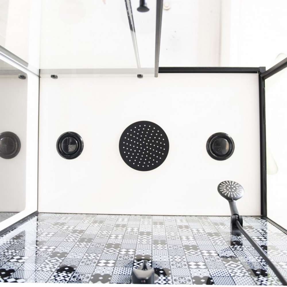 Душевая кабина Esbano (Эсбано) ESB-1280CKR, с низким поддоном, 120х80х210