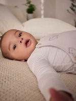 Боди с длинным рукавом и комбинезон в комлекте для малышей Next E59-551, Белый, Молочный