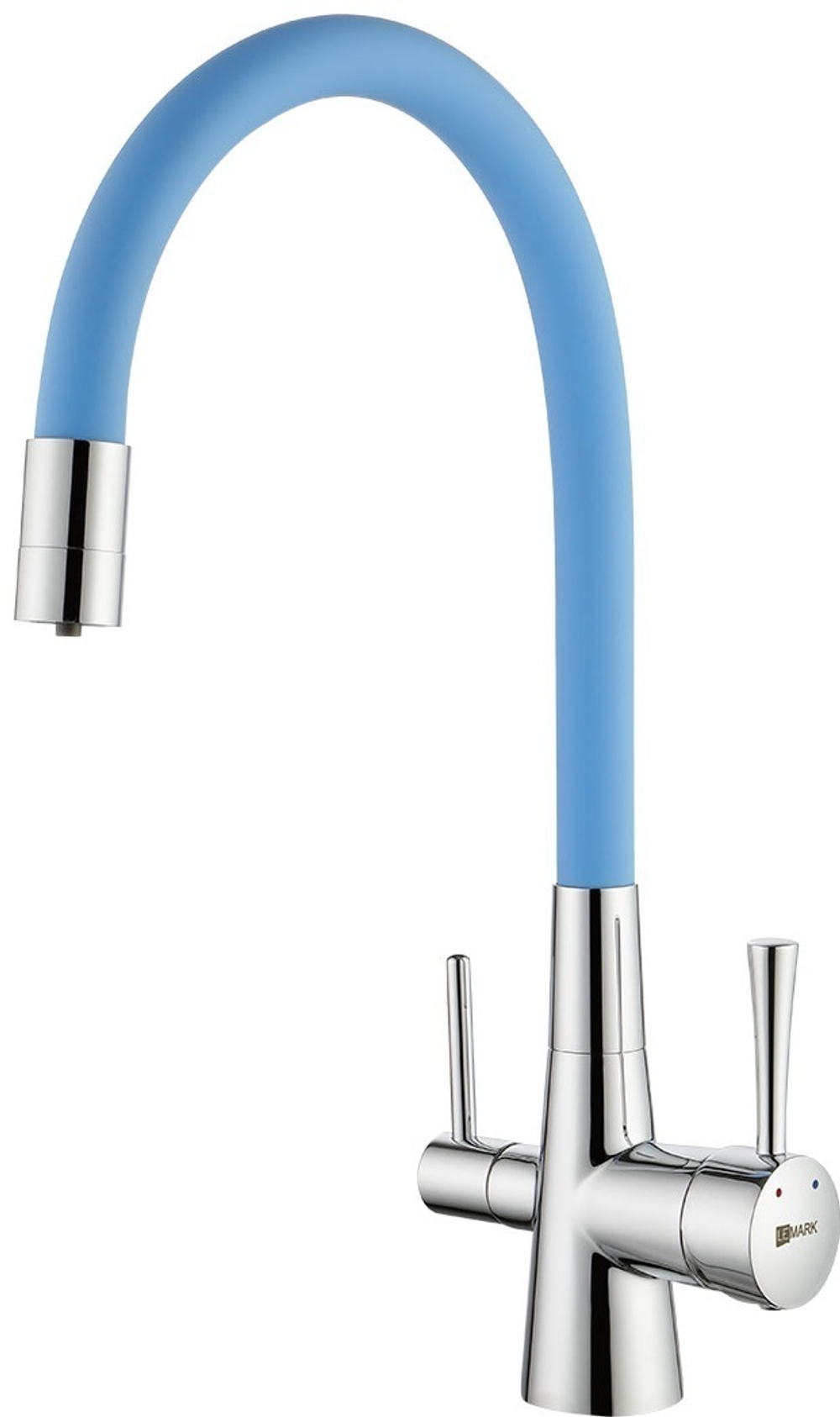 Смеситель Lemark Comfort LM3075C-SkyBlue для кухни с подключением к фильтру с питьевой водой