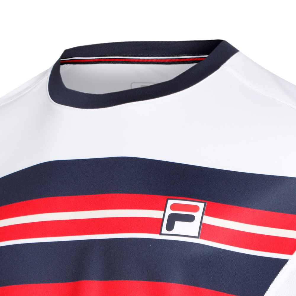 Мужское теннисное поло Fila Sean T-Shirt Men - White