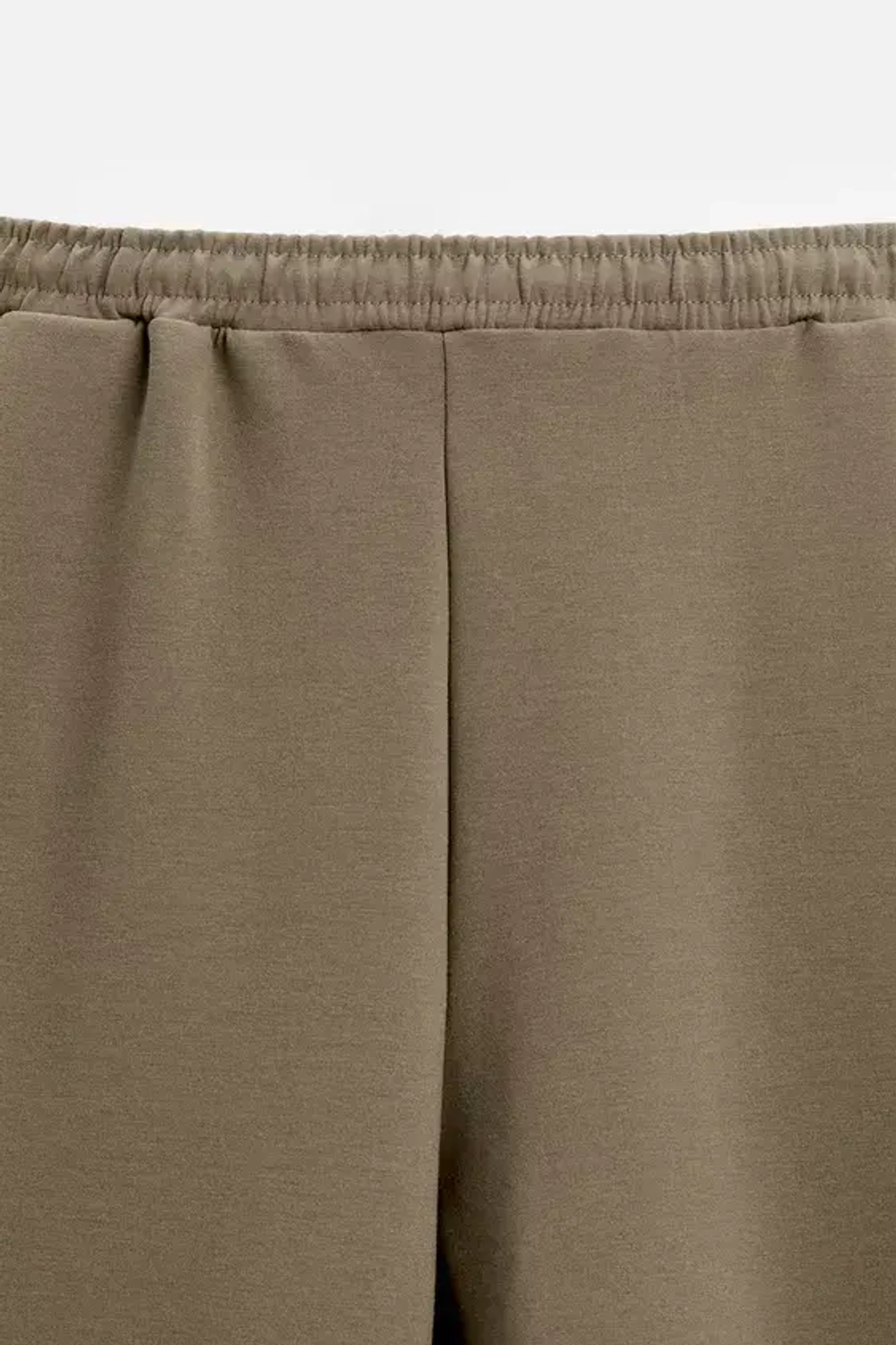 ZARA БРЮКИ-ДЖОГГЕРЫ КОМФОРТНОЙ ПОСАДКИ ИЗ ВЫСОКОТЕХНОЛОГИЧНОЙ ТКАНИ, ТЕМНЫЙ ХАКИ