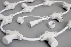 Шина от занавеса 2 м., шаг 10 см., белый провод, Teamprof (TPF-SC2/20-W)