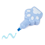 Набор мини текстовыделителей 5 пастельных цветов, маркер для текста разборный в форме кошачьей лапки, маленькие цветные для детей