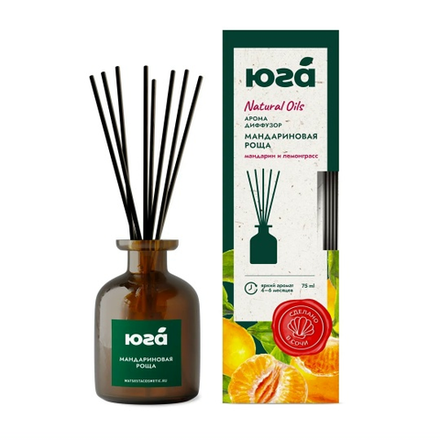 Аромадиффузор ЮГА Мандариновая роща ЮГ, 75мл, ТМ ЮГА