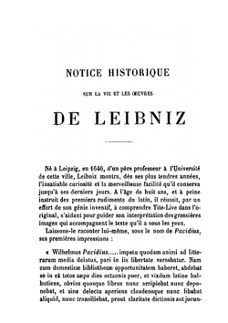 La monadologie. Тouvelle édition avec une notice sur Leibniz | Gottfried Wilhelm Leibniz