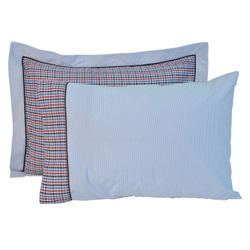 Постельное белье 2 спальное евро макси Casual Avenue Richmond бело-синее фото