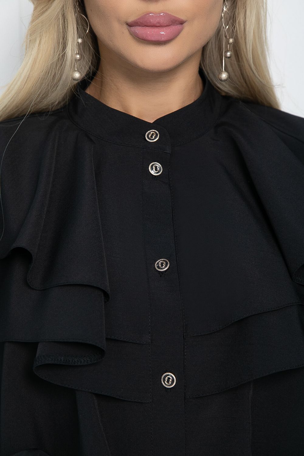 Блуза Космос (черная) Б11273 LT Collection