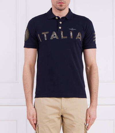 Поло Aeronautica Militare - темно-синий(PO1680P313)