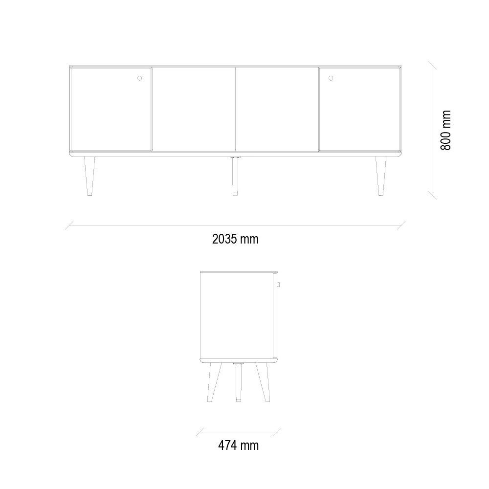 Сервант ENZA HOME BASEL EH59308